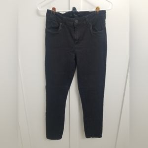 Women's black ankle skinny jeans